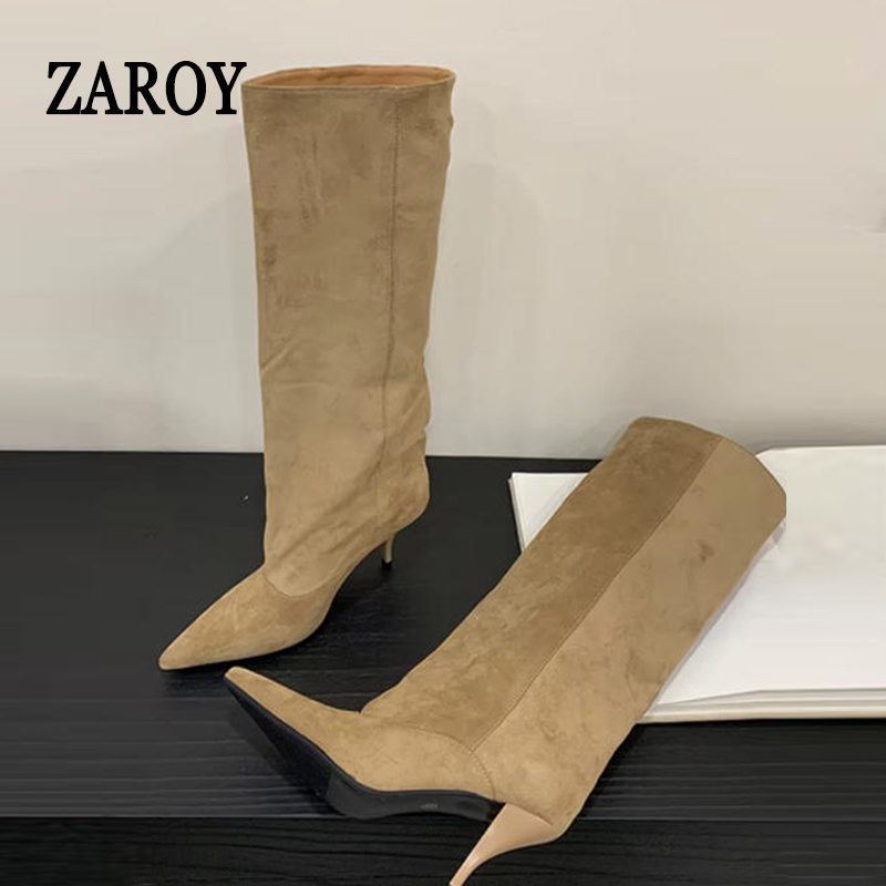Knee High Boots Women - Botas Altas ZAROY para Mujer, Botas
