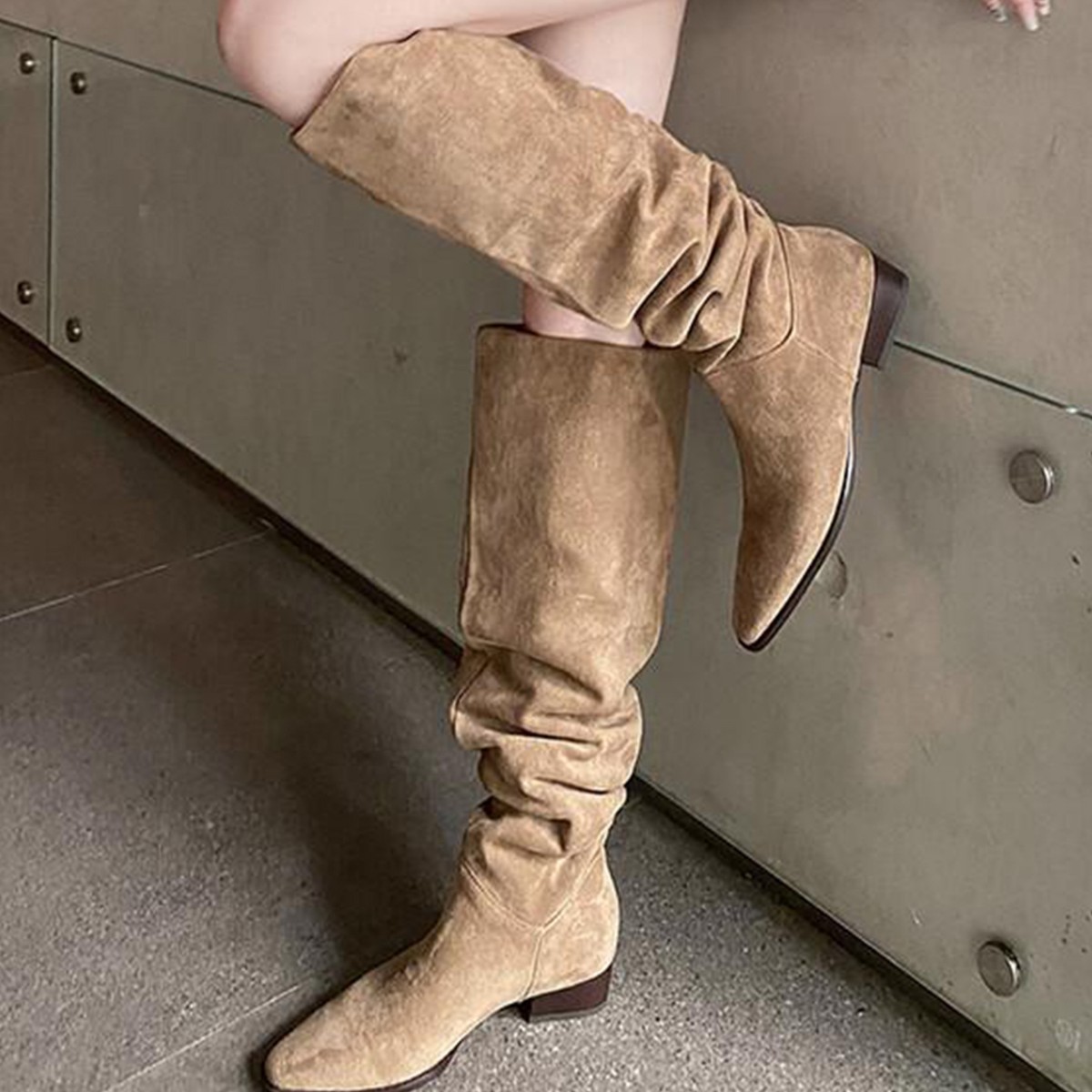 Sock Boot Women - Botas altas hasta la rodilla para