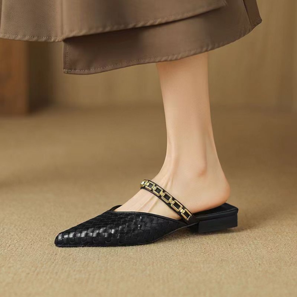 Women'S Shoes Clogs - Nuevas Sandalias Retro de Punta Puntiaguda