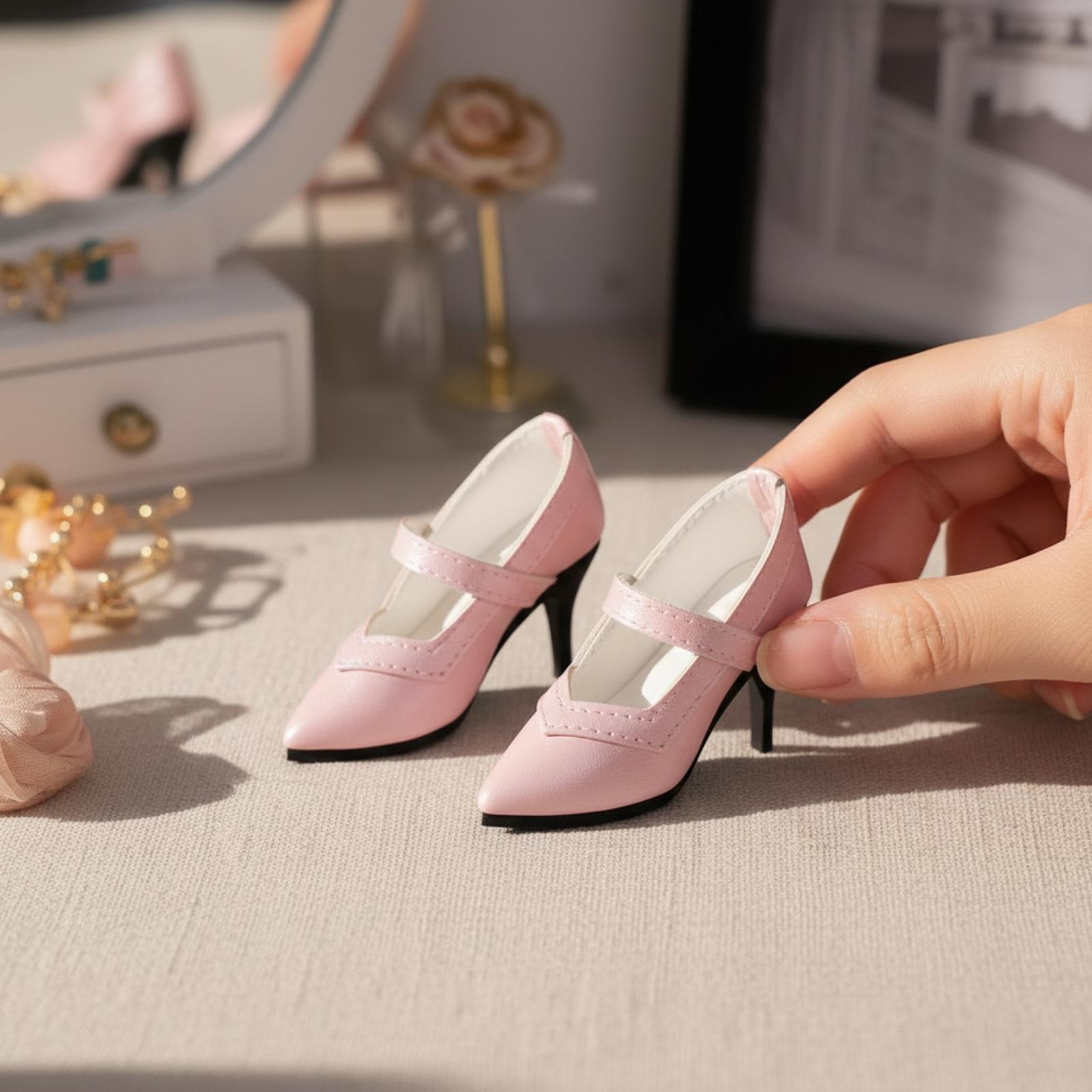 Court Heel Pointed - Zapatos de Tacón de Resina con
