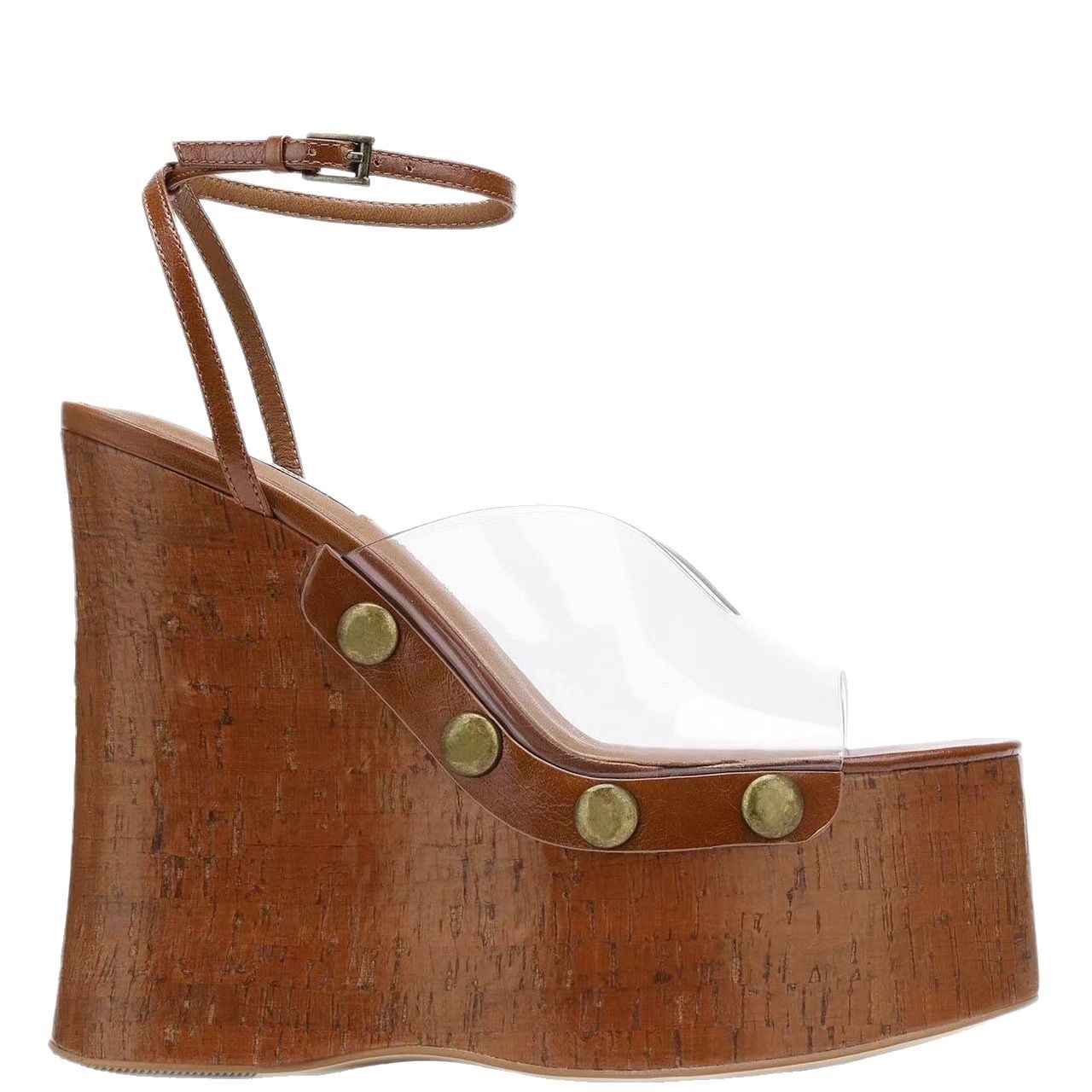 Women'S Shoes Quality - Sandalias de tacón de cuña con