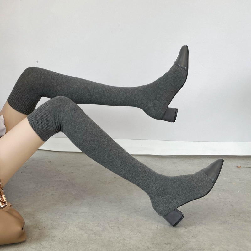 Sock Boot Women - Zapatos de calcetín hasta la rodilla