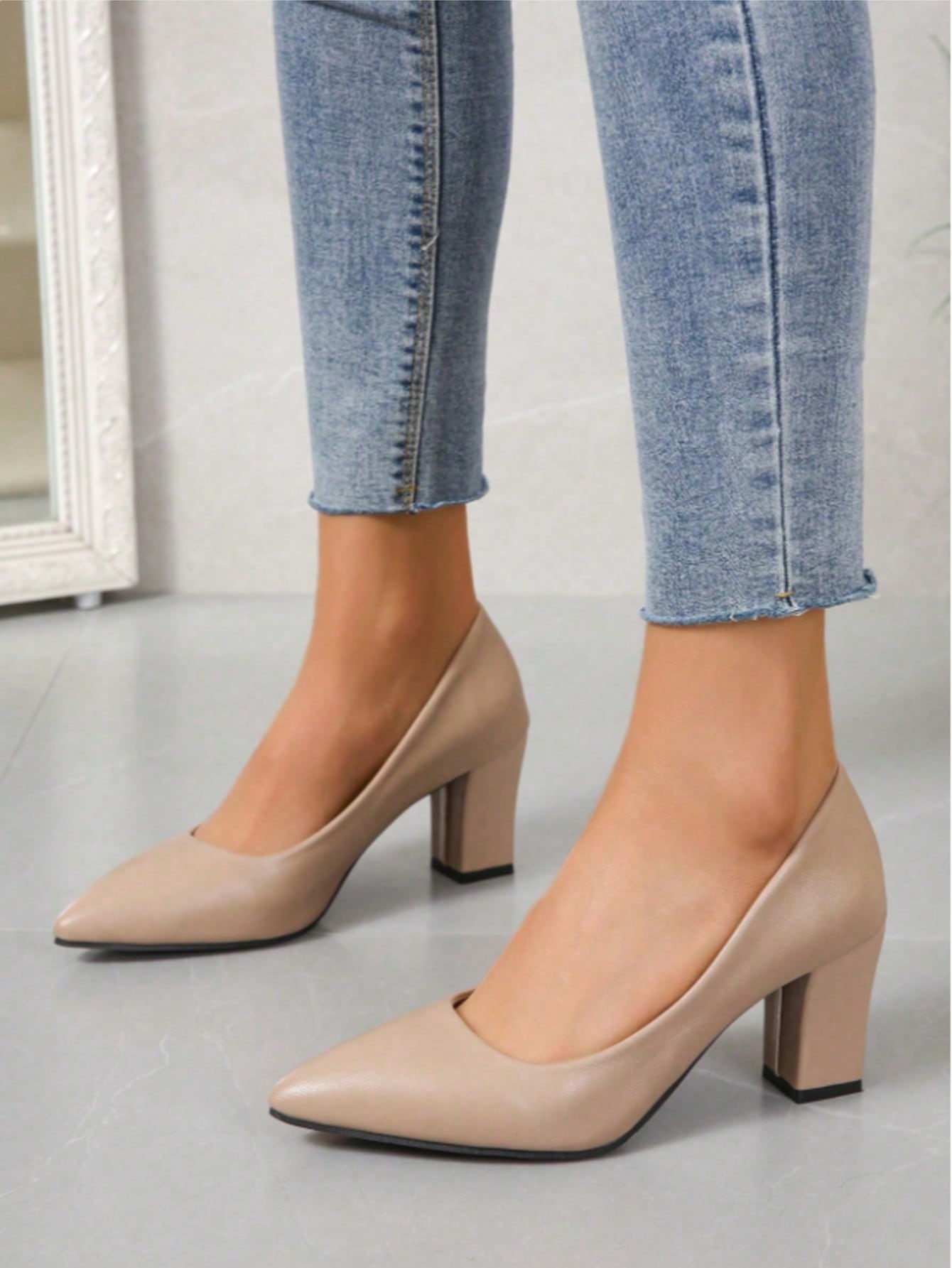 Court Heel Pointed - Zapatos de tacón alto y punta