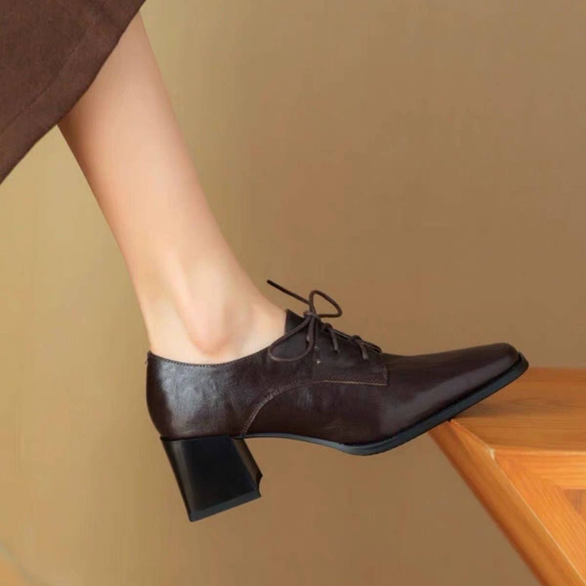Zapatos Oxford de mujer con pu - Oxford Lace Up Women reseña y precio