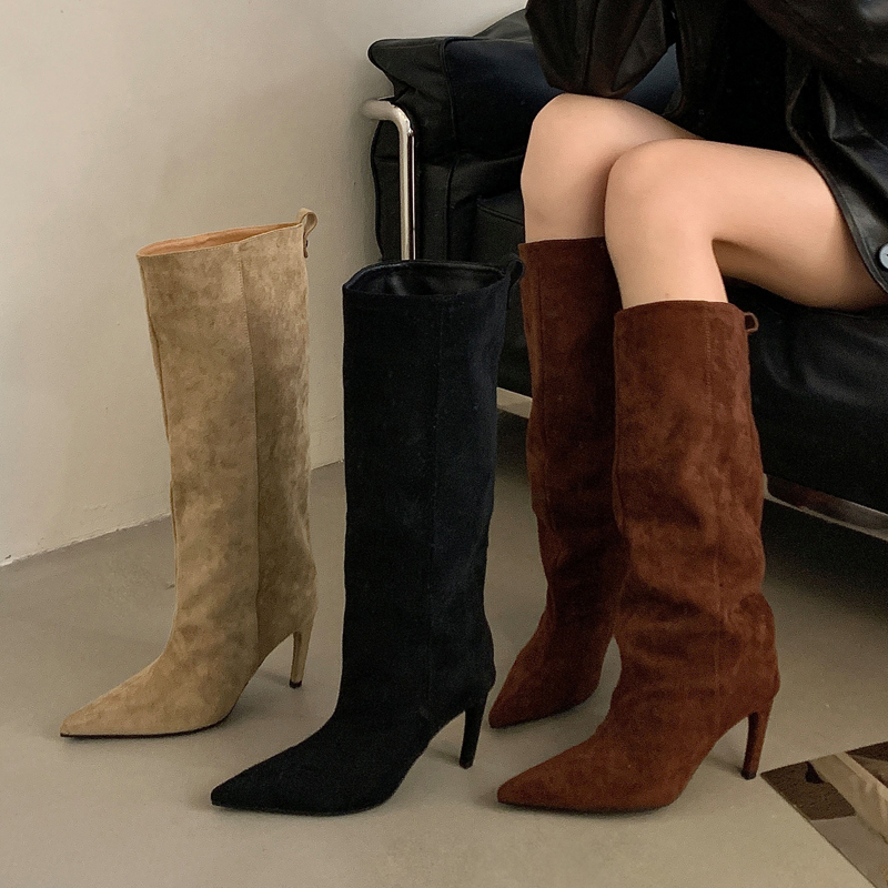 Street Punk invierno Vintage p - Knee High Boots Women reseña y precio