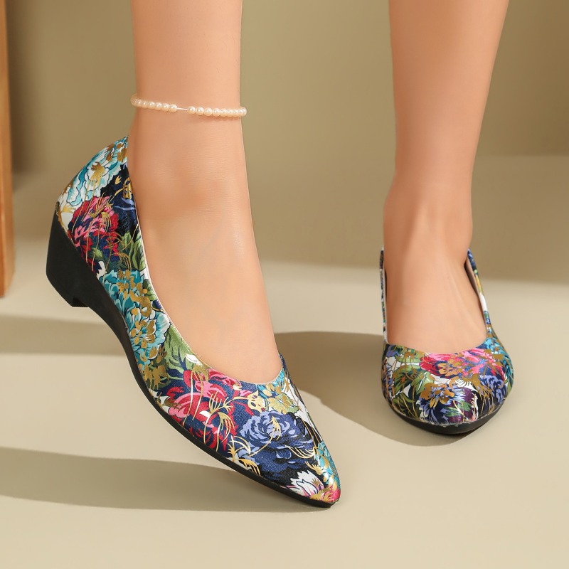Zapatos de tacón de cuña con e - Women Shoes Xxl reseña y precio