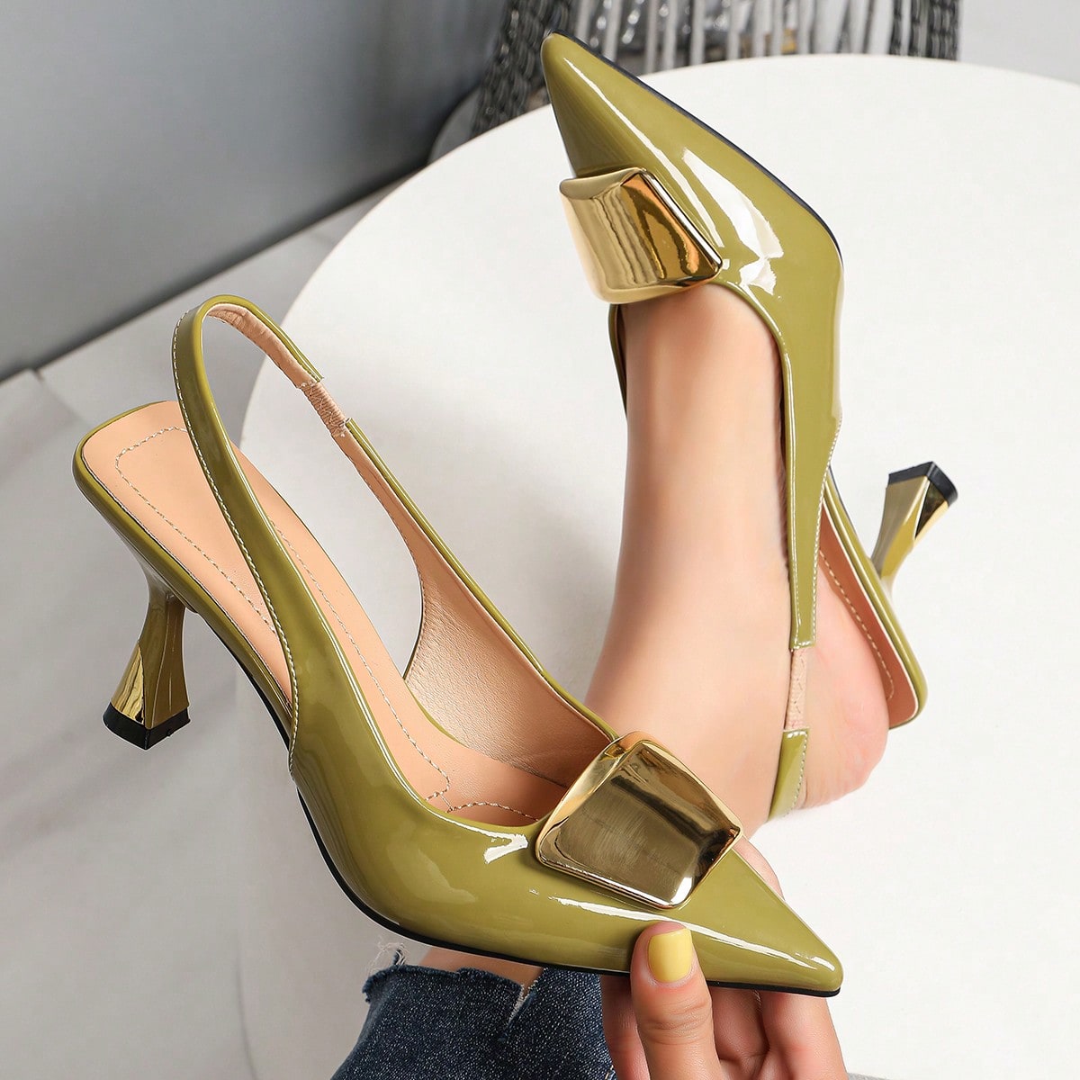 Elegantes zapatos de tacón con - Women'S Shoes Clogs reseña y precio