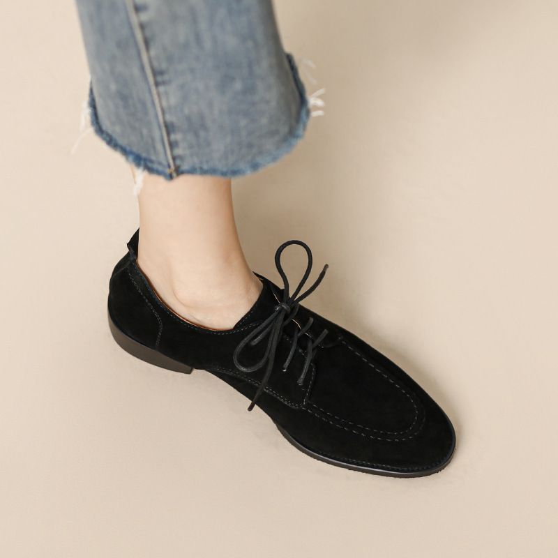 2025 primavera y otoño nuevos  - Oxford Lace Up Women reseña y precio