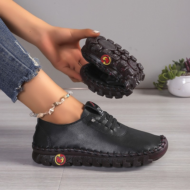 Zapatos casuales de cuero para - Oxford Lace Up Women reseña y precio