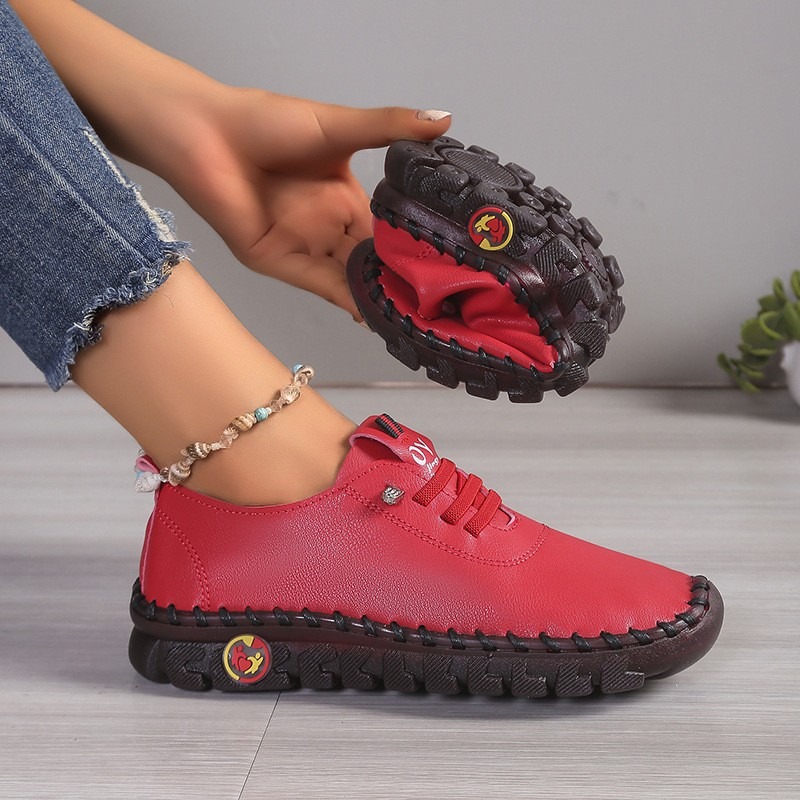 Zapatos casuales de cuero para - Oxford Lace Up Women reseña y precio