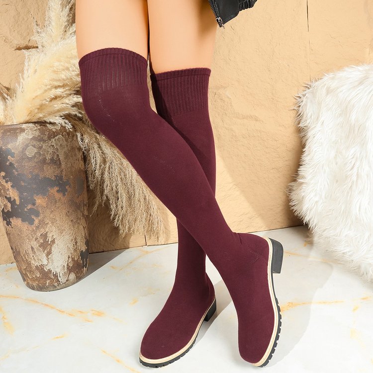 Botas de punto sencillas de co - Sock Boot Women reseña y precio