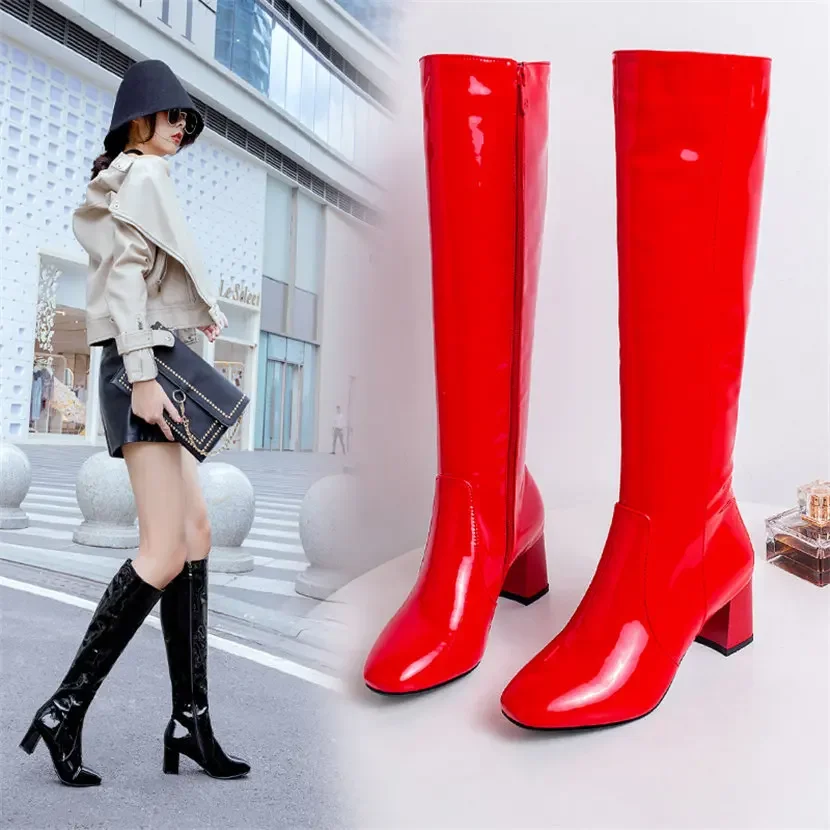 Botas hasta la rodilla de char - Knee High Boots Women reseña y precio
