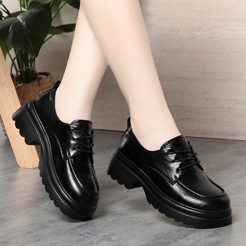 Zapatos Oxford de cuero suave  - Oxford Lace Up Women reseña y precio
