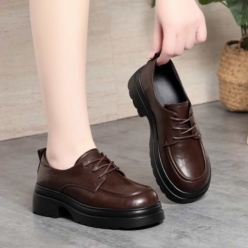 Zapatos Oxford de cuero suave  - Oxford Lace Up Women reseña y precio